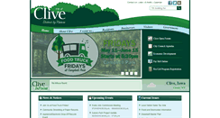 Desktop Screenshot of cityofclive.com